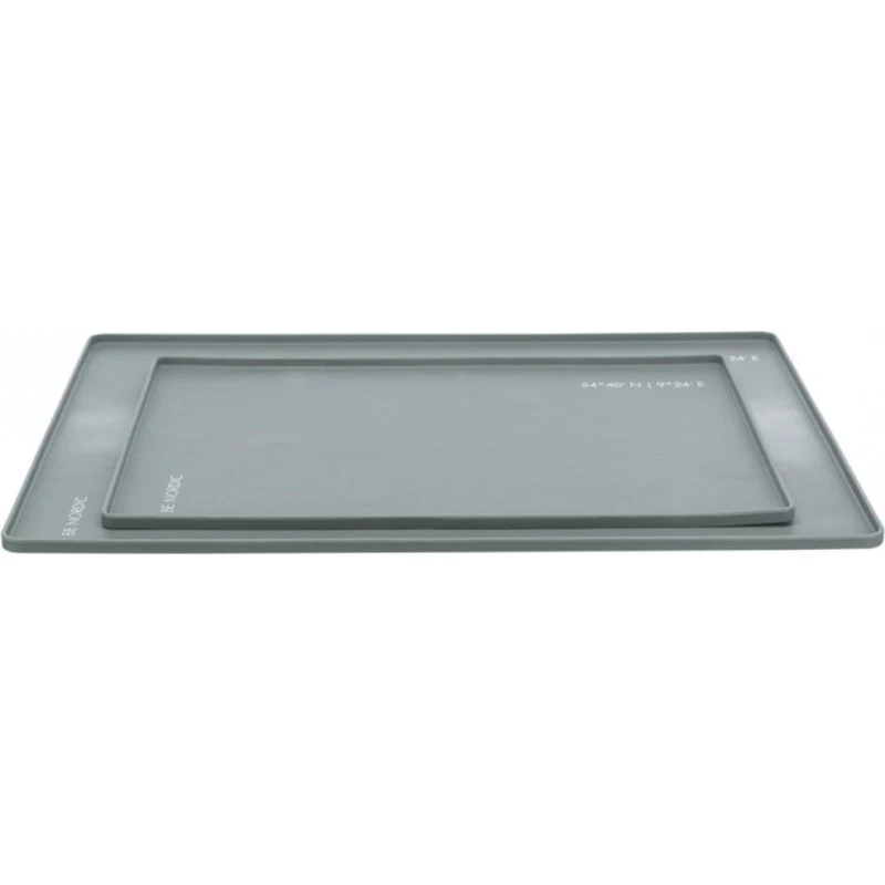 TRIXIE BE NORDIC Napfunterlage Silikon grau 48x30 cm