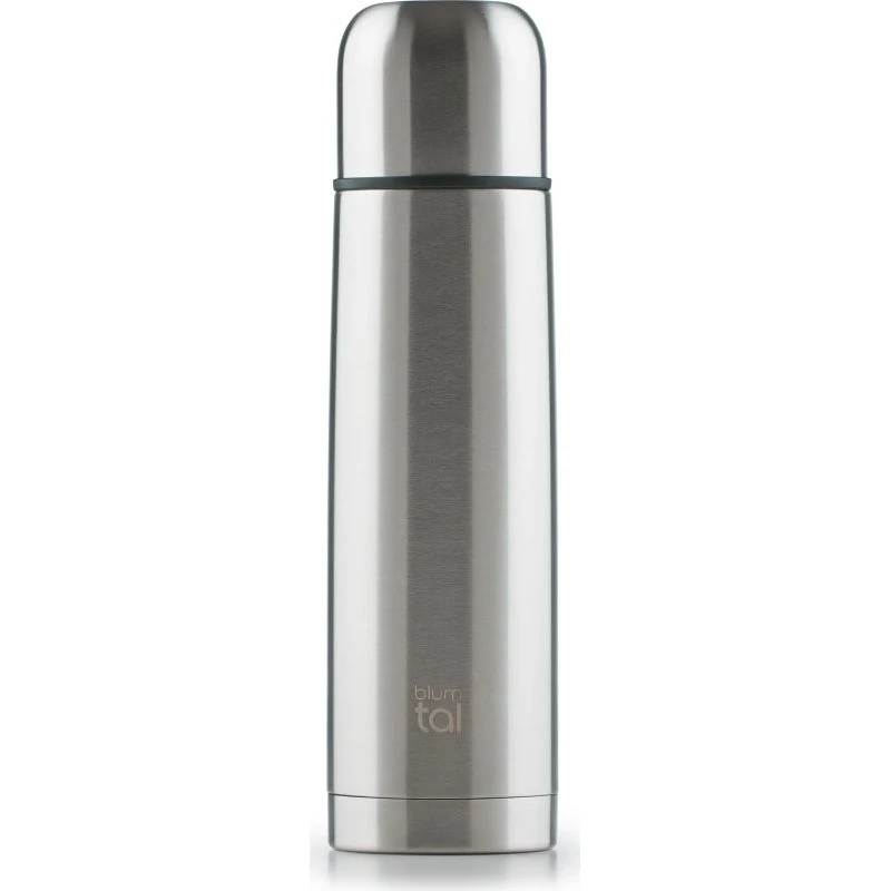 Blumtal Thermosflasche 500ml Edelstahl silber