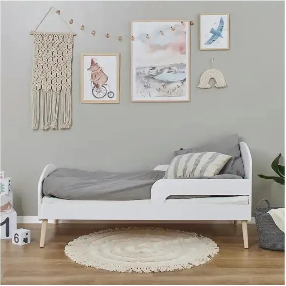 Hoppekids BLEND Einzelbett 70x160 cm Weiß/Eiche