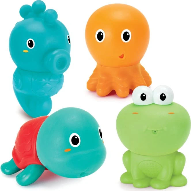 Infantino 4er Set Badewannensprinkler B-Ware sehr gut