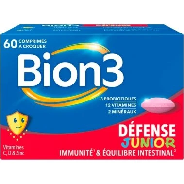 Bion 3 Defense Junior 60 Kautabletten Himbeere