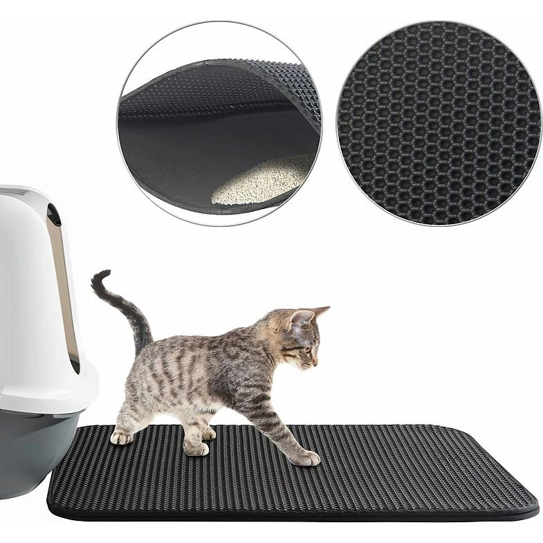 Sweetypet Wasserdichter Katzenklo-Vorleger 65 x 45 cm