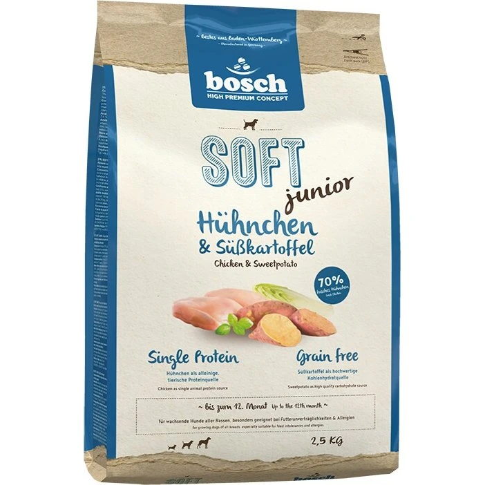 Bosch HPC Soft Junior Hühnchen & Süßkartoffel 2,5 kg