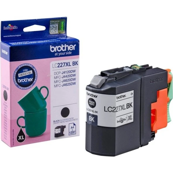 Brother LC-227XLBK Schwarz Tintenpatrone (1200 Seiten)