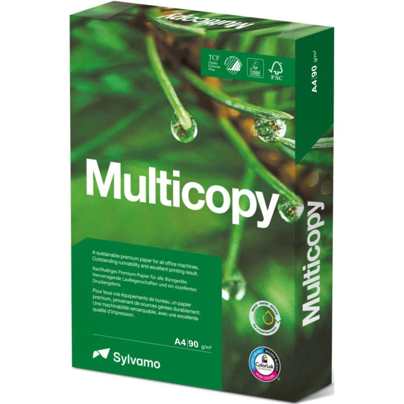 Multicopy Premiumpapier A4 90 g/m² hochweiß 500 Blatt