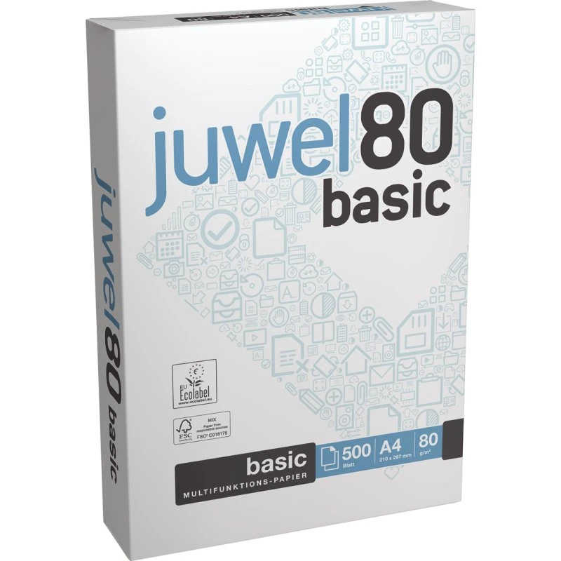 Juwel 80 Basic FSC Kopierpapier A4 80 g/m², 100.000 Blatt