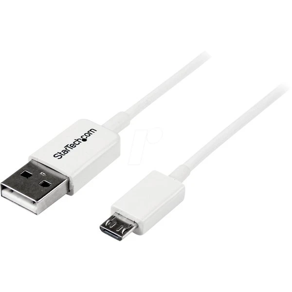 StarTech.com 1m USB 2.0 A zu Micro USB B Kabel weiß