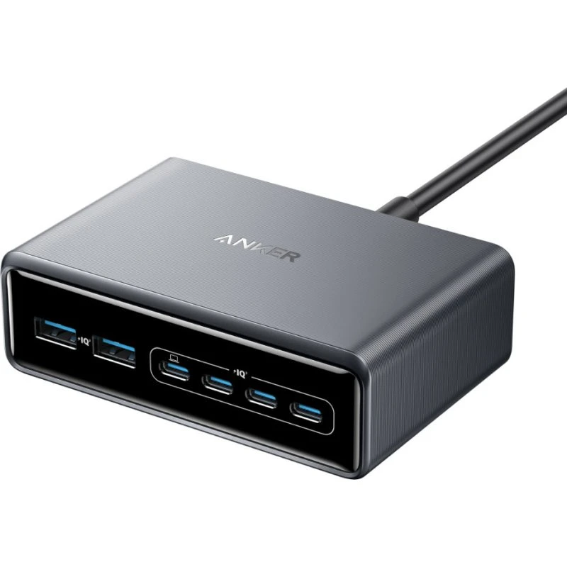 Anker Prime Ladegerät 200W 6 Ports Schwarz