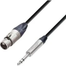 Adam Hall K5 BFV 0300 XLR female zu 6,3 mm Stereo 3 m