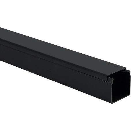Kabelkanal 30x30 mm schwarz PVC-hart