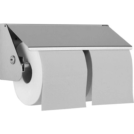 Wagner EWAR WP 149 Zweifach-Toilettenpapierhalter Edelstahl