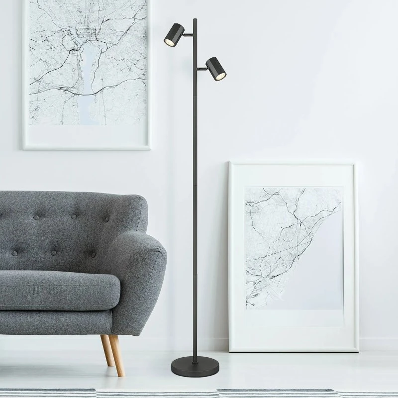 Globo Lighting James Typ A Stehlampe grau, 158 cm