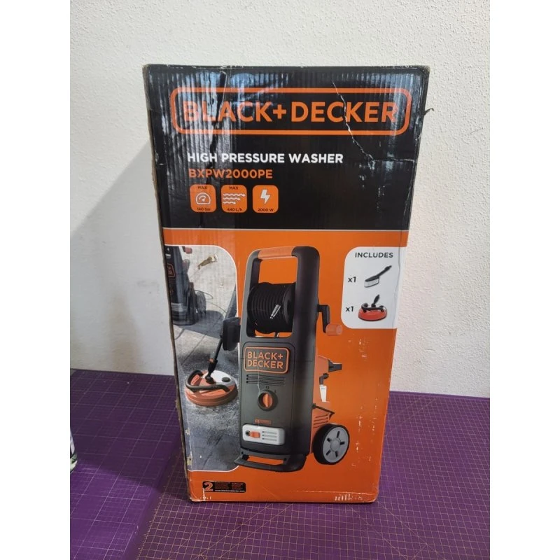 BLACK+DECKER BXPW2000PE Hochdruckreiniger 2000 W, 140 bar