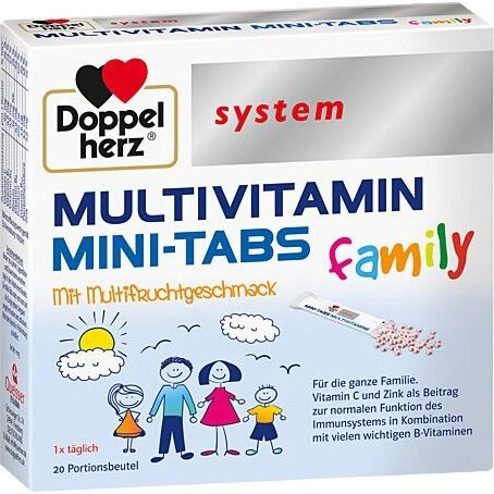 Doppelherz system VITAMIN D+C Mini-Tabs family 20 St