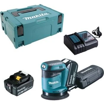 Makita DBO180RTJ Akku-Exzenterschleifer 18V 125mm