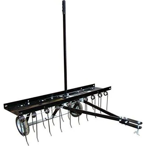 Rasenlüfter Mooskratzer mit 20 Haken, 100 cm Arbeitsbreite