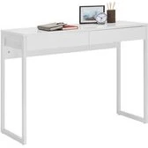 Carryhome CALAIS Schreibtisch Weiß, 120 cm