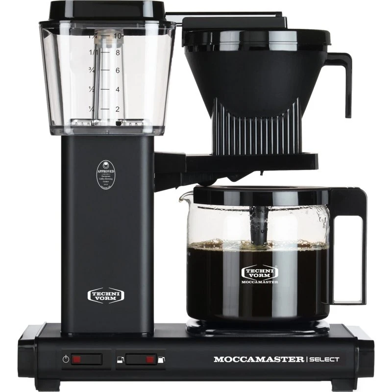 Moccamaster KBG Select Filterkaffeemaschine, matt schwarz, 1,25 l