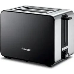 Bosch TAT7203 Toaster 1050 W Schwarz/Edelstahl