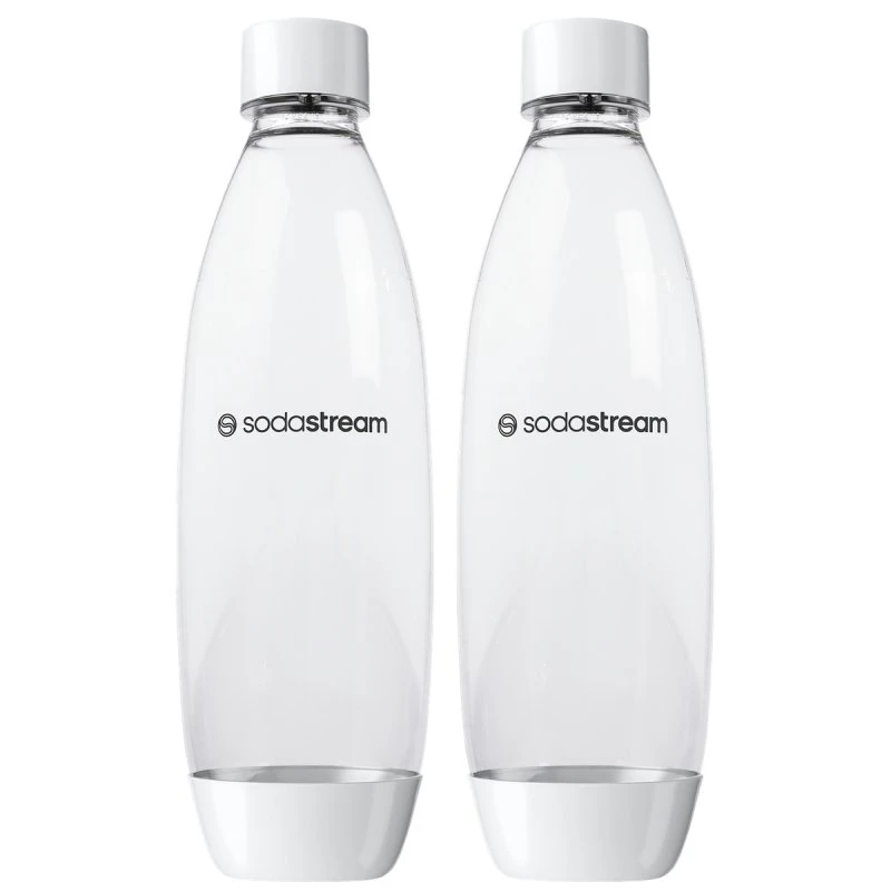 SodaStream Fuse 2x1L Sicherheitsflaschen weiß BPA-frei