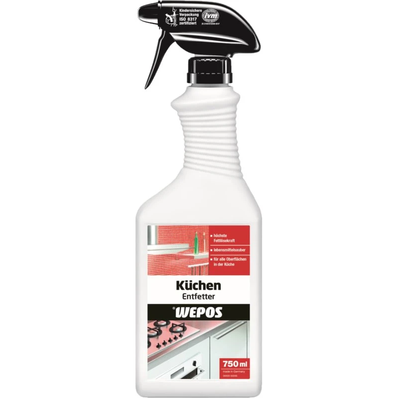 Wepos Küchen Entfetter 750 ml Lebensmittelsauber