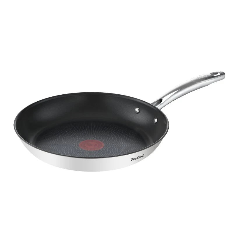 Tefal Duetto+ Bratpfanne 28 cm, Edelstahl, Induktion