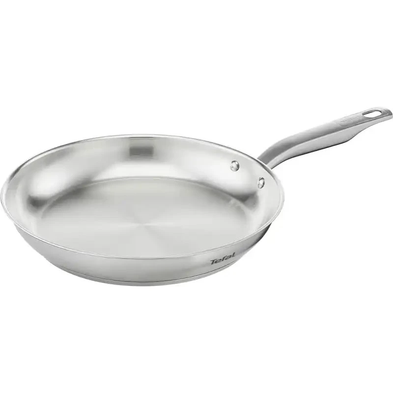 Tefal Virtuoso E49206 Edelstahl-Pfanne 28 cm unbeschichtet