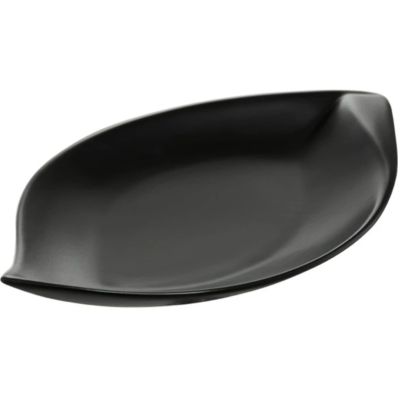 Salsa Servierschale Schwarz Porzellan 31,5x18,5 cm