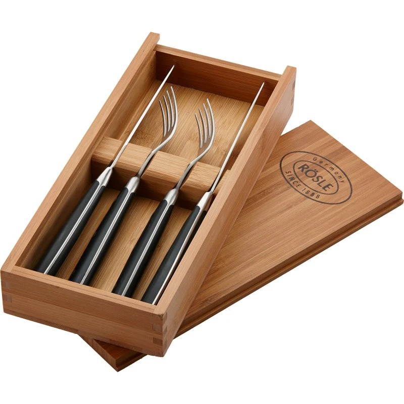 Rösle Steak Besteck Set 4tlg. mit Gravur