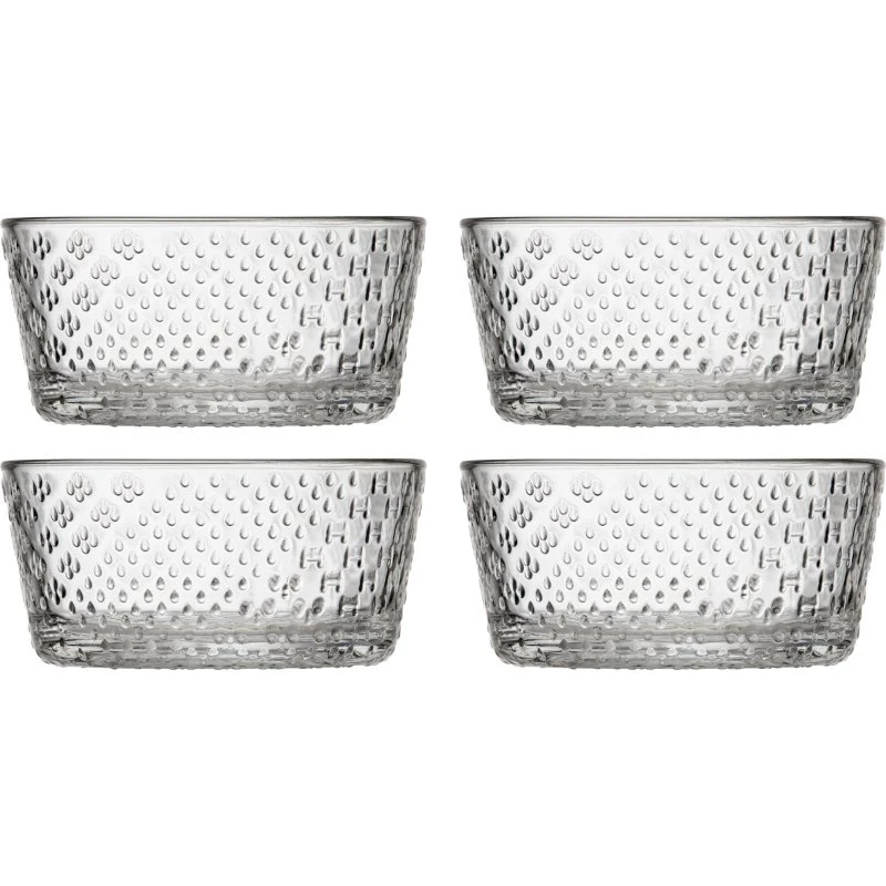 Iittala Tundra Schale 0,25 l klar 4 Stück