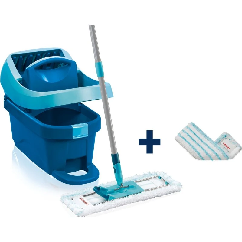 Leifheit Profi XL Micro Duo Wischtuchpresse Set mit Rollen