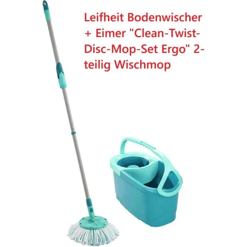 Leifheit Clean-Twist-Disc-Mop-Set Ergo 2-teilig