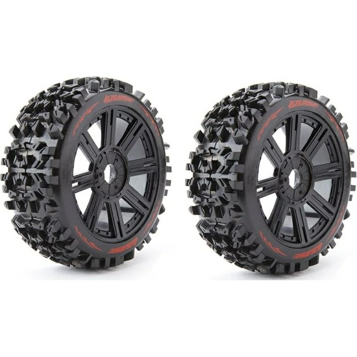 Louise B-Pioneer Soft Spoke Black 1:8 Buggy
