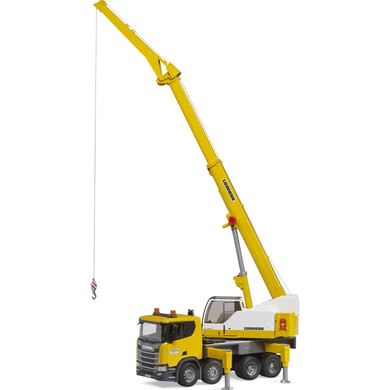 Bruder Scania Super 560R Liebherr Kran-LKW 1:16 mit Light+Sound