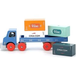 Vilac Vilacity Container-LKW mit Anhänger