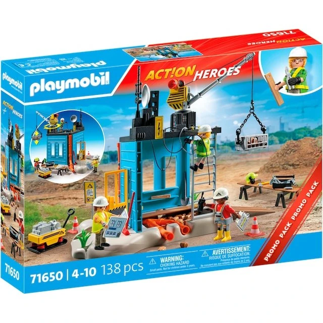 PLAYMOBIL® 71650 Action Heroes Baustelle