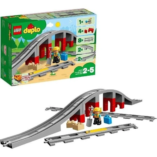 LEGO Duplo 10872 Train Bridge and Tracks (26 Teile)