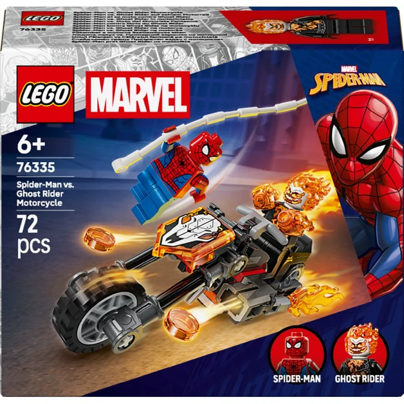 LEGO® Marvel Spider-Man vs. Ghost Rider Motorrad (76335)