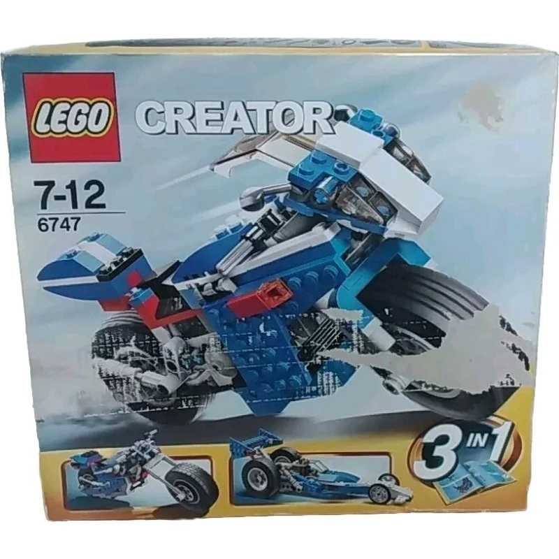 LEGO Creator 6747 Blaue Rennmaschine, 273 Teile