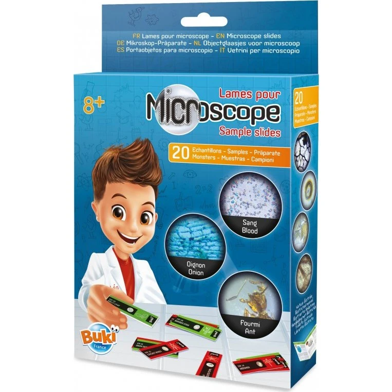 BUKI Set von 20 Mikroskop-Präparaten