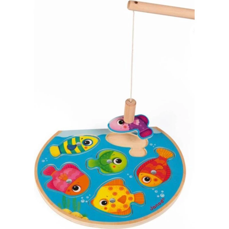 Janod Magnet-Angelpuzzle Fischglas