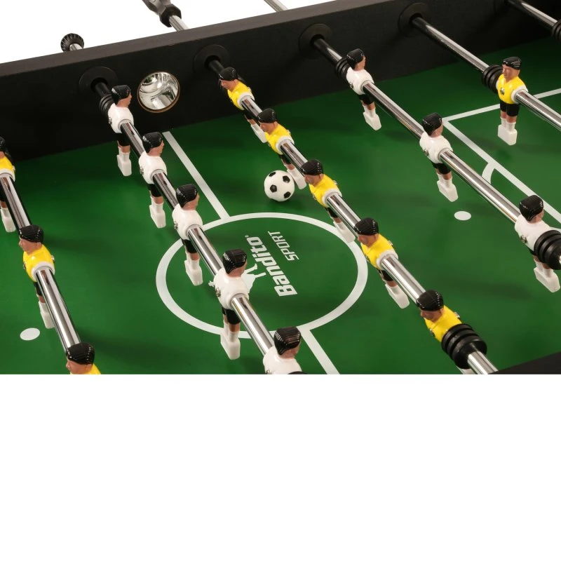 Profi-Soccer Deluxe Tischkicker Schwarz
