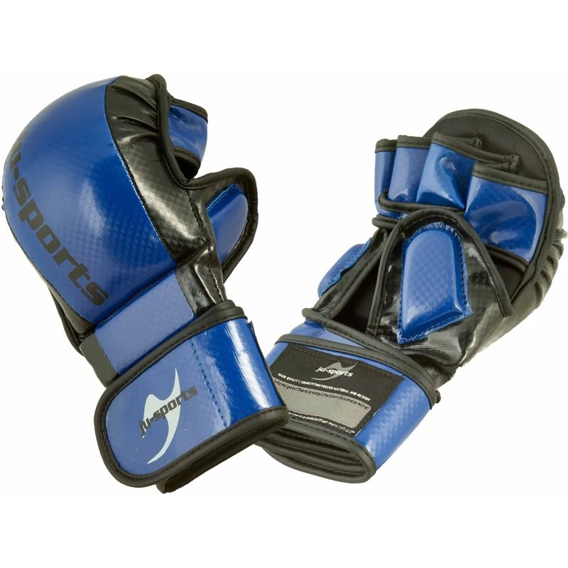 Ju Sports MMA Sparring Handschuhe Carbon Blau