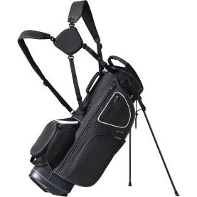 VEVOR Golfcart-Tasche 89 cm, 14-Wege-Organizer, 11 Taschen, Schwarz-Weiß