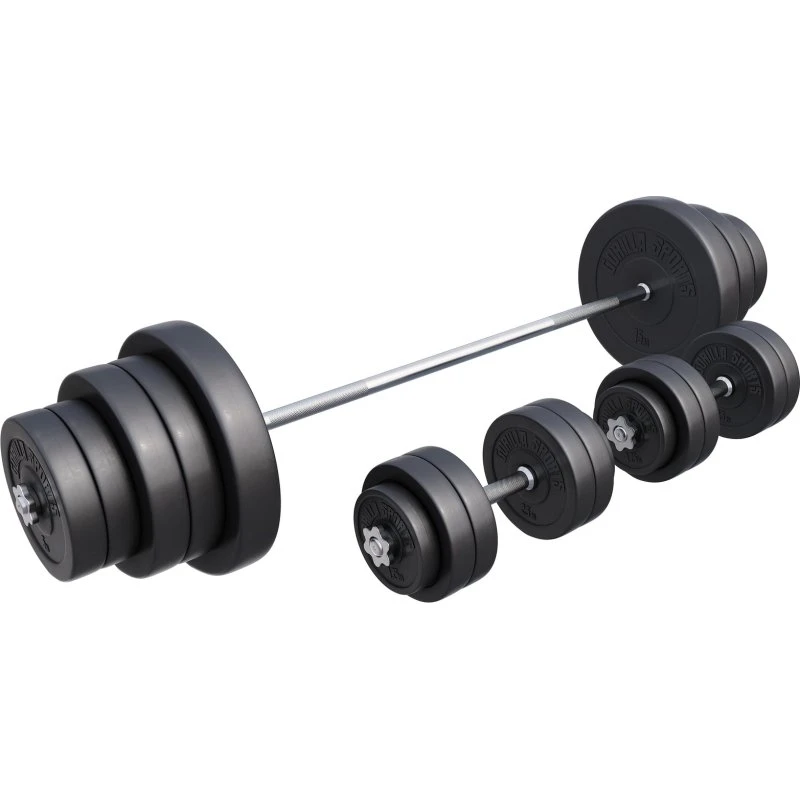 PowerFit 60 kg Langhantelset Kunststoff (60–130 kg)