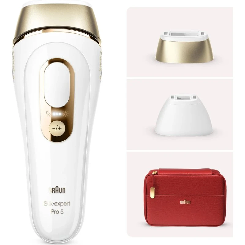 Braun Silk-expert Pro 5 PL5160 IPL Haarentferner Weiß/Gold