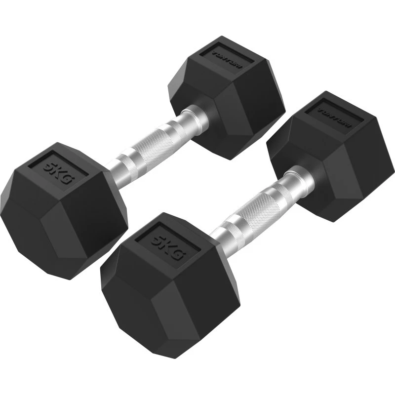 Tunturi Platinum Hex Hantel 2 x 5 kg
