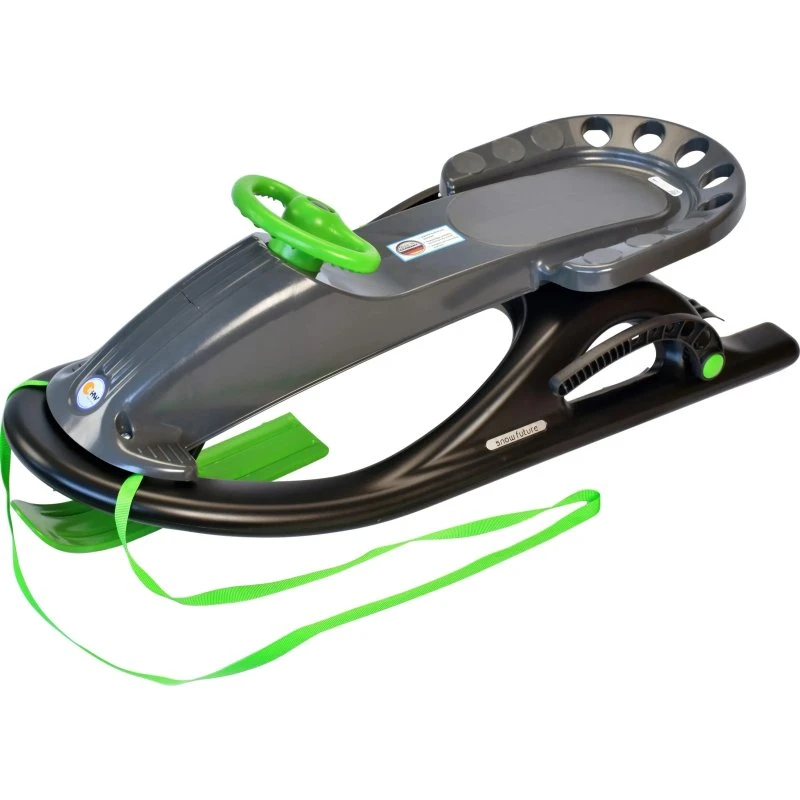 KHW Schlitten Snow Future anthrazit, mit Teleskoplenkung & Metallbremsen