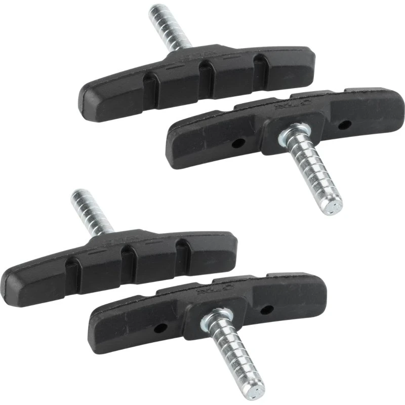 XLC BS-C03 Cantilever Bremsschuhe 70 mm, 4er Set, schwarz