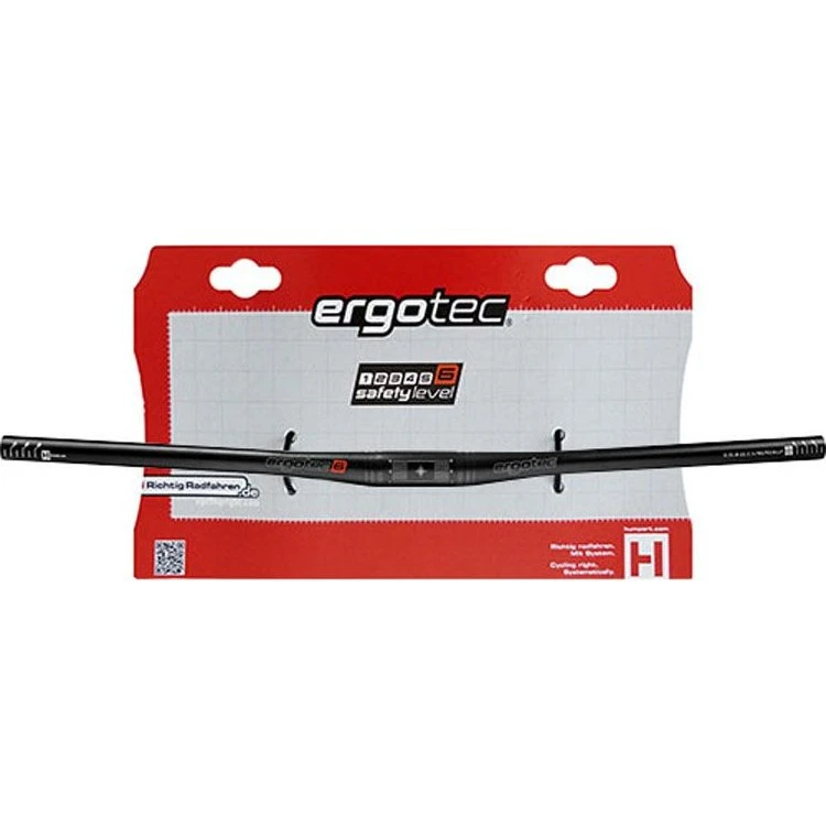 Ergotec Flatbar Lenker 31,8 mm schwarz 780 mm